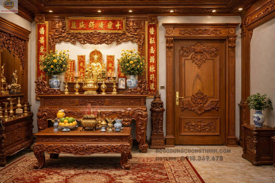 Bộ cửa phòng cổ điển CP56